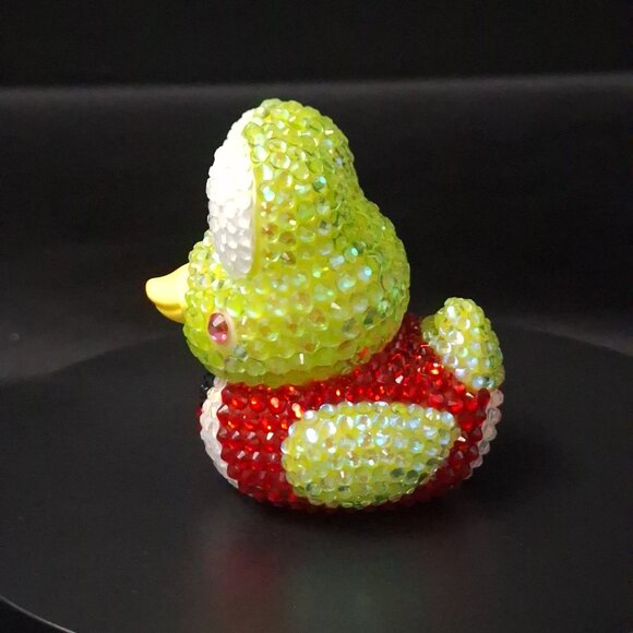 Keroppi Bling Rubber Duck, Hello Kitty Friends, Bedazzle Keroppi, Unique Gift - Picture 4 of 8